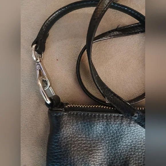 Sanctuary 100% Leather Black Large Festival Crossbody Boho Purse-GUC - Picture 6 of 14